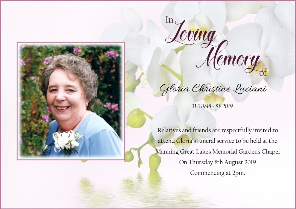 Funeral Notices Taree Hutchinson Family Funeral